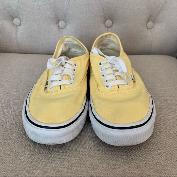 Vans Authentic Style Yellow Haze Shoes Unisex Women’s Size 8 Men’s Size 6.5 - Picture 4 of 8